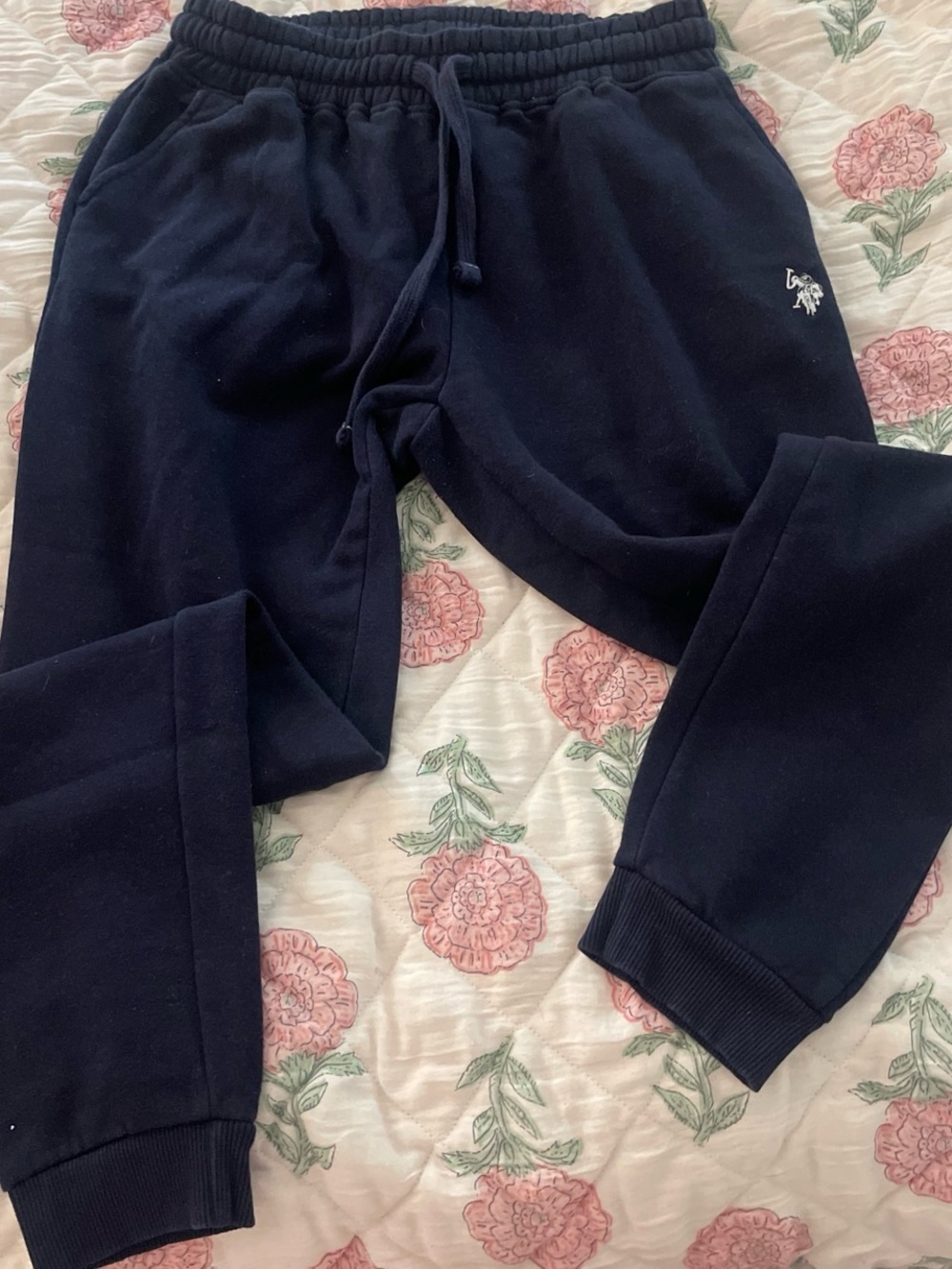 U.S. Polo Assn. Navy Drawstring Joggers